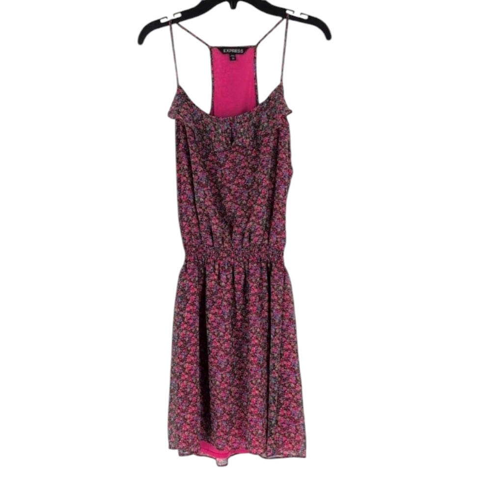 Express Floral Dress Size Small XS / TP Great Condition !